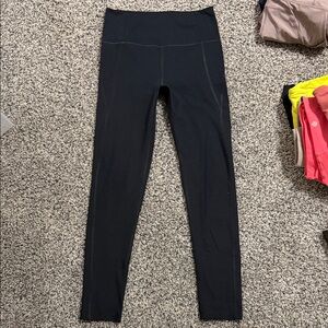 Girlfriend Collective Black High Waisted Leggings M